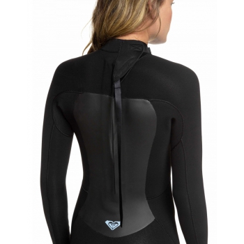 ROXY 3/2 PROLOGUE BACK ZIP WETSUIT FOR WOMEN BLACK