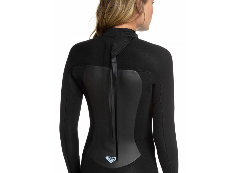 ROXY 3/2 PROLOGUE BACK ZIP WETSUIT FOR WOMEN BLACK