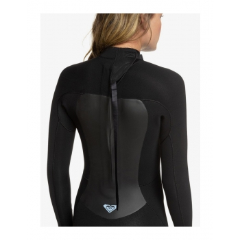 ROXY 4/3 PROLOGUE BACK ZIP WETSUIT FOR WOMEN BLACK