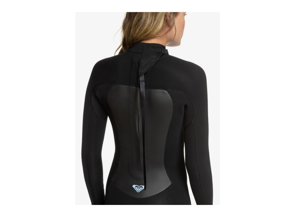 ROXY 4/3 PROLOGUE BACK ZIP WETSUIT FOR WOMEN BLACK