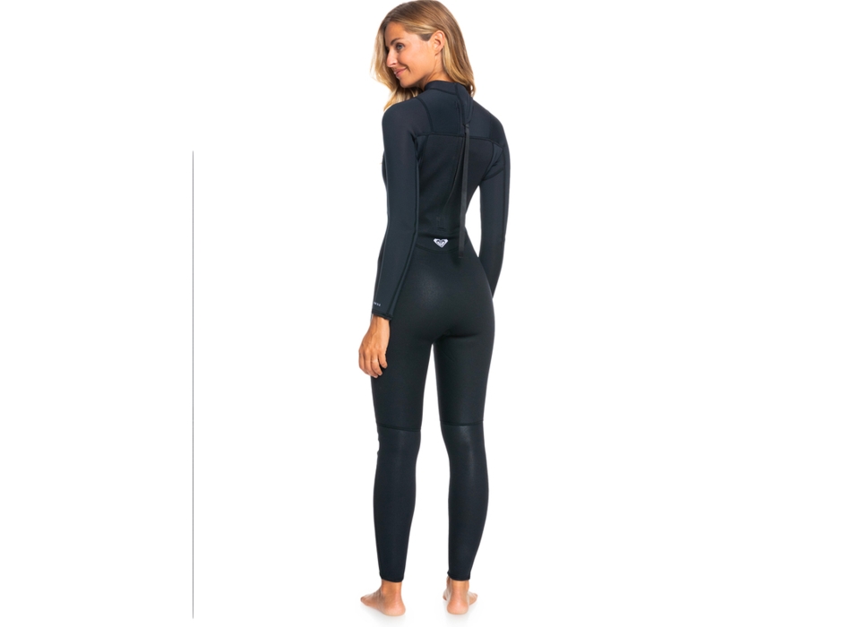 ROXY 4/3 PROLOGUE BACK ZIP WETSUIT FOR WOMEN BLACK