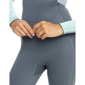 ROXY 4/3 PROLOGUE BACK ZIP WETSUIT FOR WOMEN ICE GREEN
