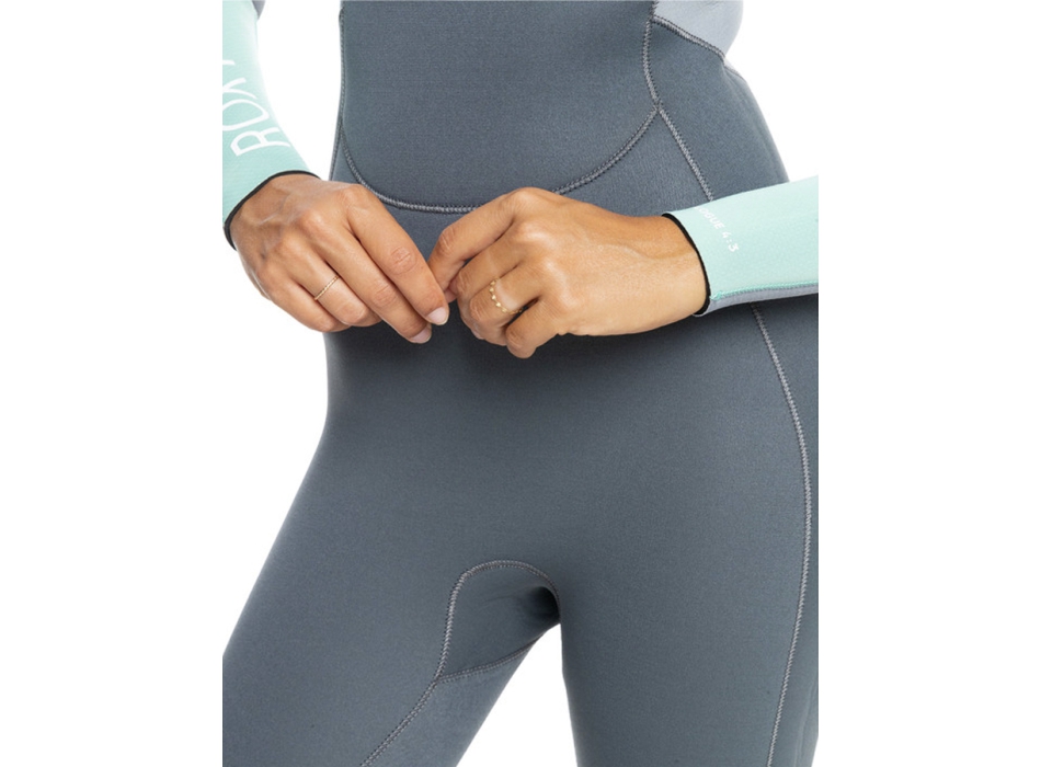 ROXY 4/3 PROLOGUE BACK ZIP WETSUIT FOR WOMEN ICE GREEN