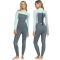 ROXY 4/3 PROLOGUE BACK ZIP WETSUIT FOR WOMEN ICE GREEN
