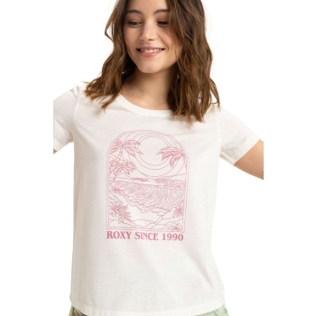 ROXY SURFCLASSIC T-SHIRT EGRET
