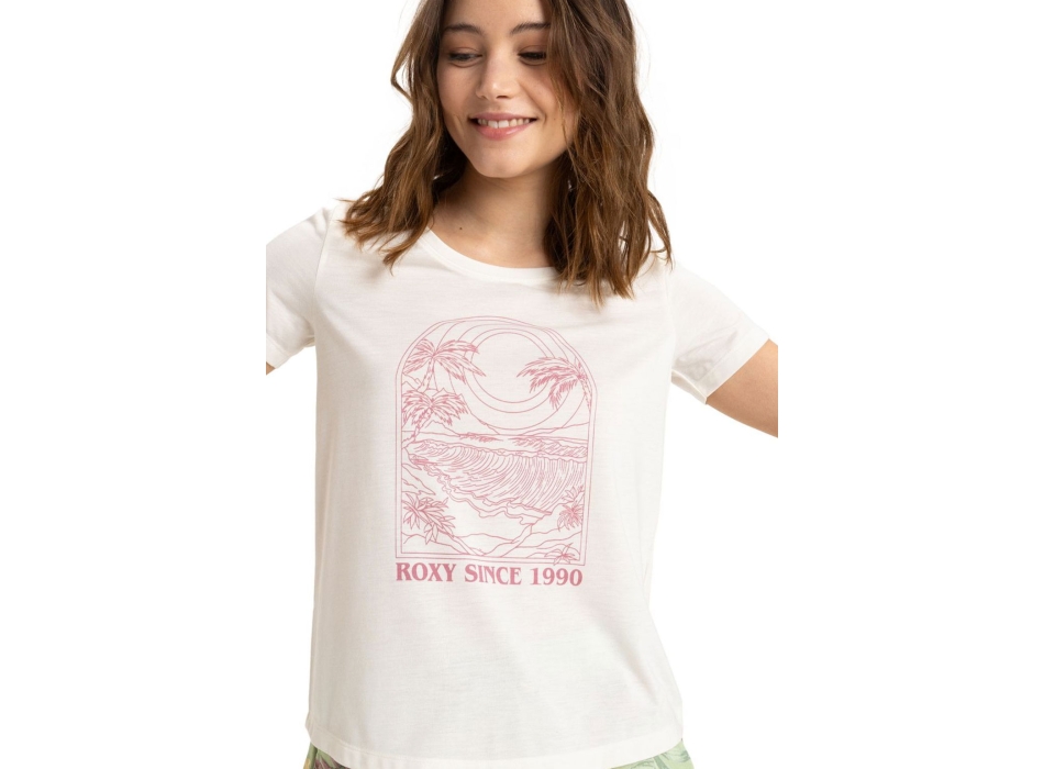 ROXY SURFCLASSIC T-SHIRT EGRET