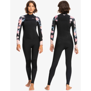 ROXY 4/3 SWELL SERIES CHEST ZIP WETSUIT FOR WOMEN