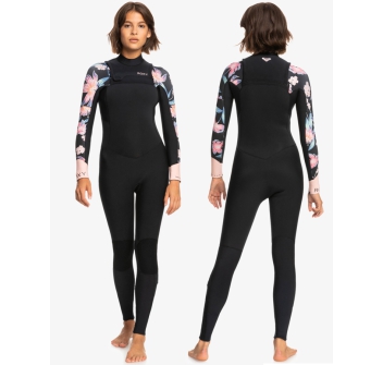 ROXY 4/3 SWELL SERIES CHEST ZIP WETSUIT FOR WOMEN
