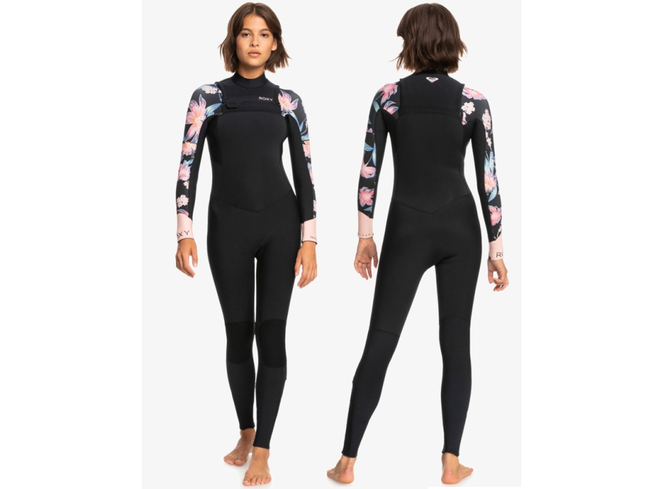 ROXY 4/3 SWELL SERIES CHEST ZIP WETSUIT FOR WOMEN