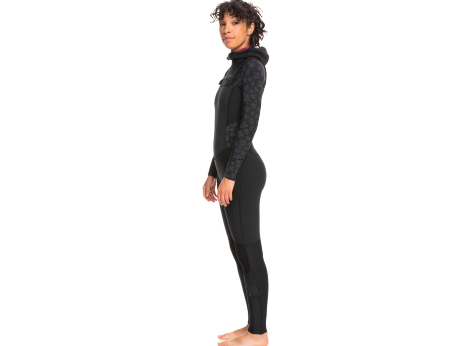 ROXY 5/4/3 SWELL SERIES HOODED CHEST ZIP