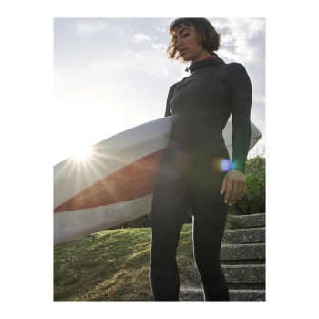 ROXY 5/4/3 SWELL SERIES HOODED CHEST ZIP