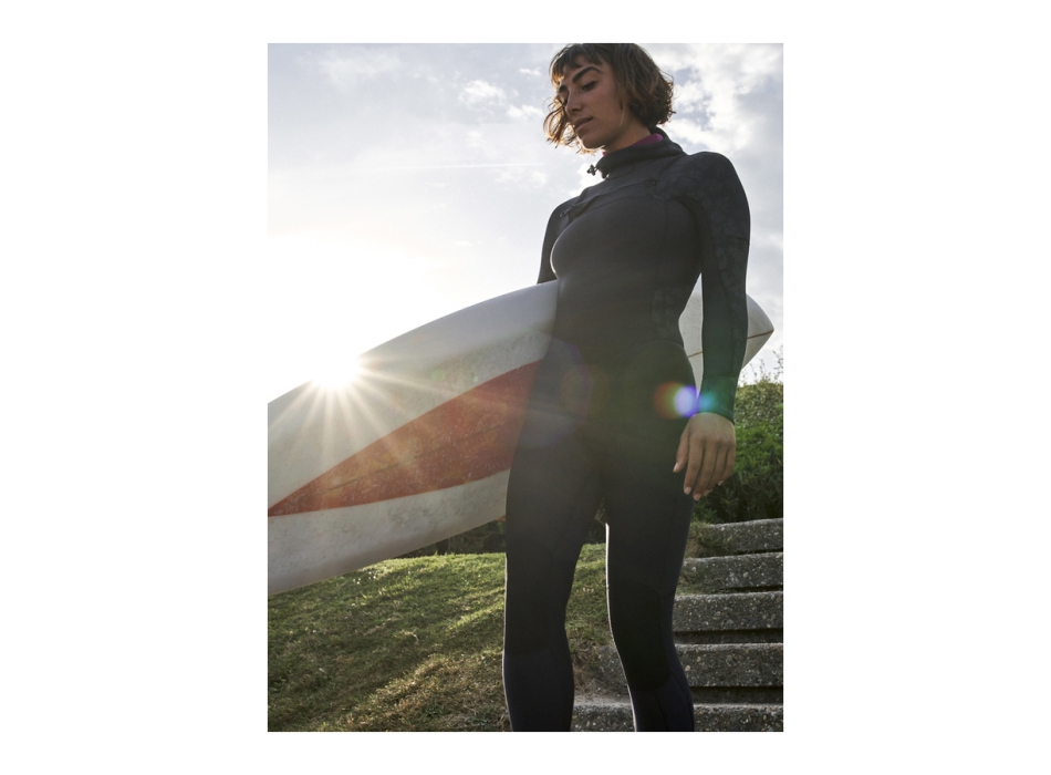 ROXY 5/4/3 SWELL SERIES HOODED CHEST ZIP
