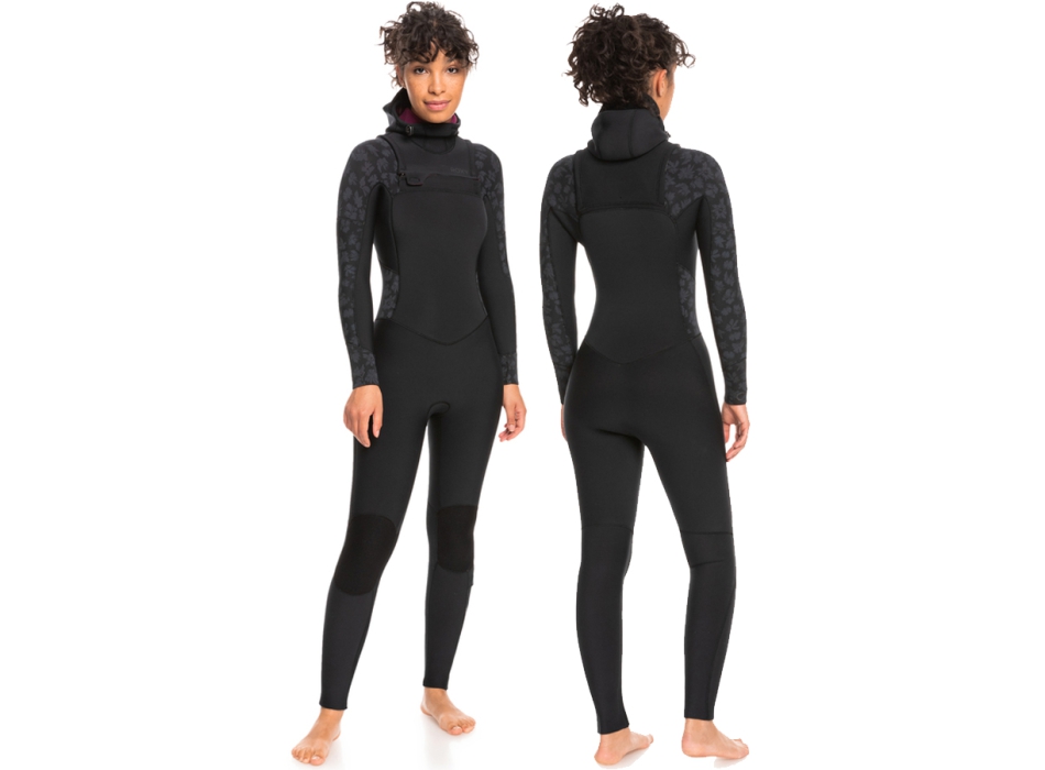 ROXY 5/4/3 SWELL SERIES HOODED CHEST ZIP