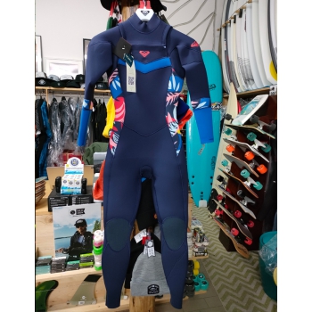 ROXY 4/3 SYNCRO SEIRES FRONT ZIP WETSUIT NAVY NIGHTS