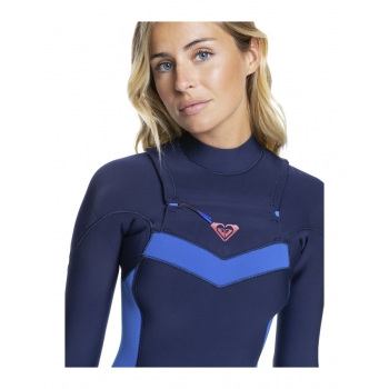 ROXY 4/3 SYNCRO SEIRES FRONT ZIP WETSUIT NAVY NIGHTS