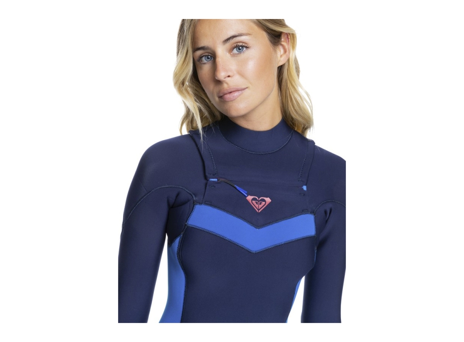 ROXY 4/3 SYNCRO SEIRES FRONT ZIP WETSUIT NAVY NIGHTS