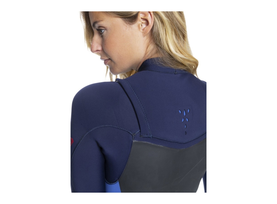 ROXY 4/3 SYNCRO SEIRES FRONT ZIP WETSUIT NAVY NIGHTS