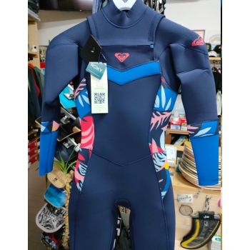 ROXY 4/3 SYNCRO SEIRES FRONT ZIP WETSUIT NAVY NIGHTS