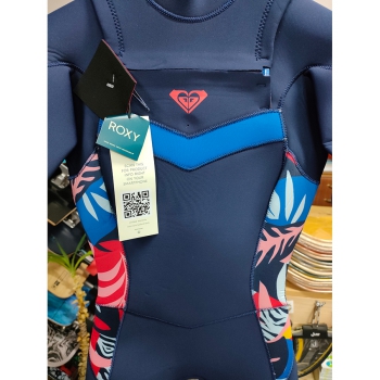 ROXY 4/3 SYNCRO SEIRES FRONT ZIP WETSUIT NAVY NIGHTS