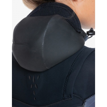 ROXY 5/4/3 SYNCRO HOODED CHEST ZIP WETSUIT JET BLACK