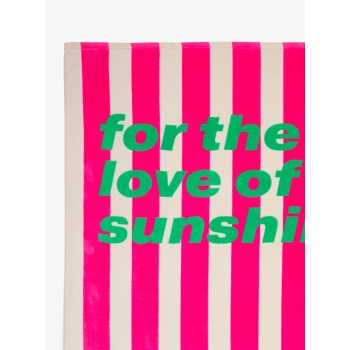 ROXY TROUBLE IN TOWN BEACH TOWEL SANGRIA SUNSET