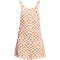 ROXY DRESS MIDNIGHT SKY CHECK SNOW WHITE SOL POWER