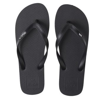 RVCA ALL THE WAY FLIP FLOPS FOR MAN BLACK