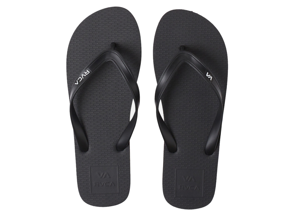 RVCA ALL THE WAY FLIP FLOPS FOR MAN BLACK