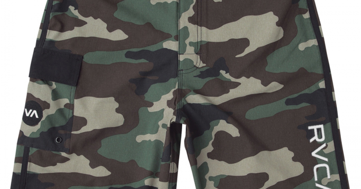 Rvca clearance camo boardshorts