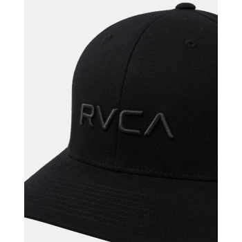 RVCA FLEX FIT CAP BLACK