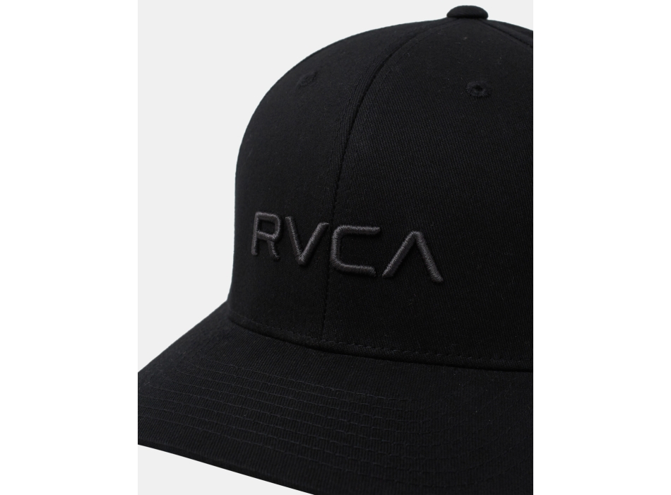 RVCA FLEX FIT CAP BLACK