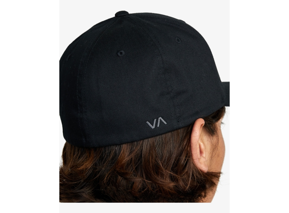RVCA FLEX FIT CAP BLACK