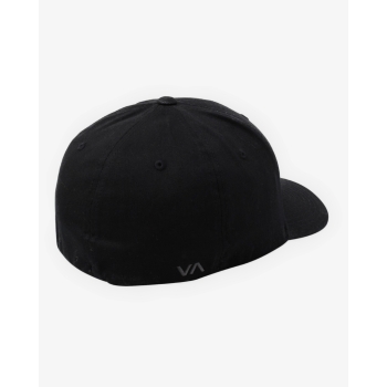 RVCA FLEX FIT CAP BLACK