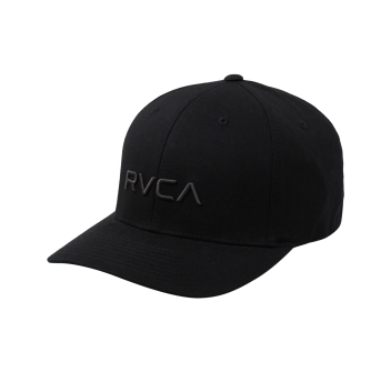 RVCA FLEX FIT CAP BLACK