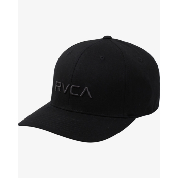 RVCA FLEX FIT CAP BLACK