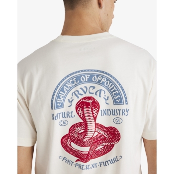 RVCA CHARMER T-SHIRT ANTIQUE WHITE