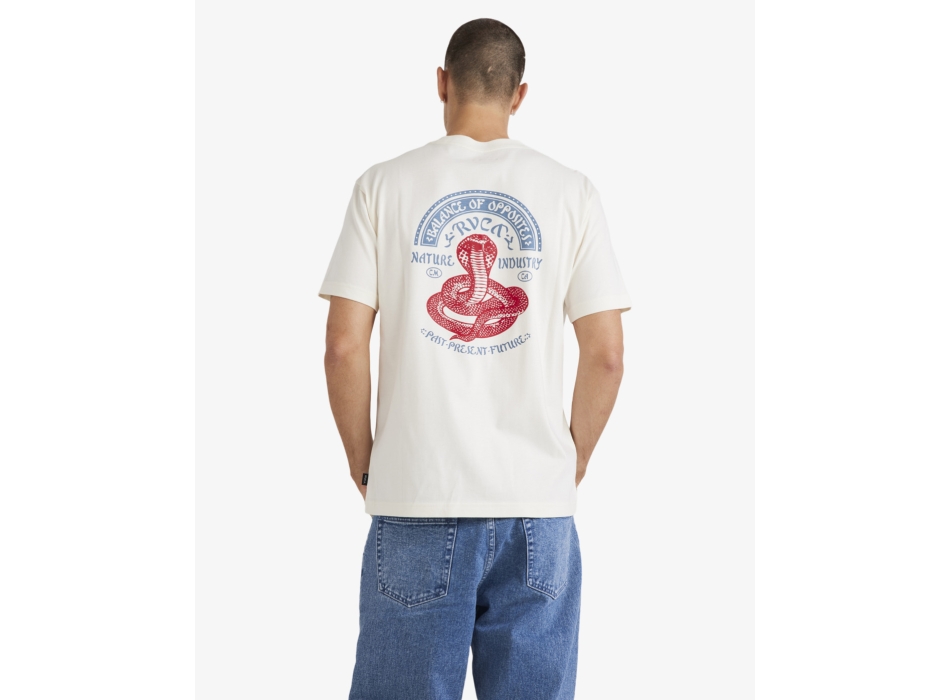 RVCA CHARMER T-SHIRT ANTIQUE WHITE