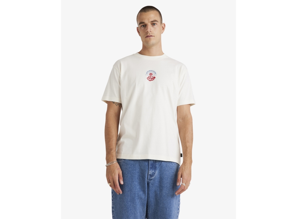 RVCA CHARMER T-SHIRT ANTIQUE WHITE