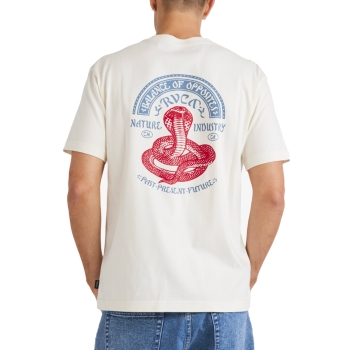 RVCA CHARMER T-SHIRT ANTIQUE WHITE