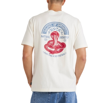 RVCA CHARMER T-SHIRT ANTIQUE WHITE