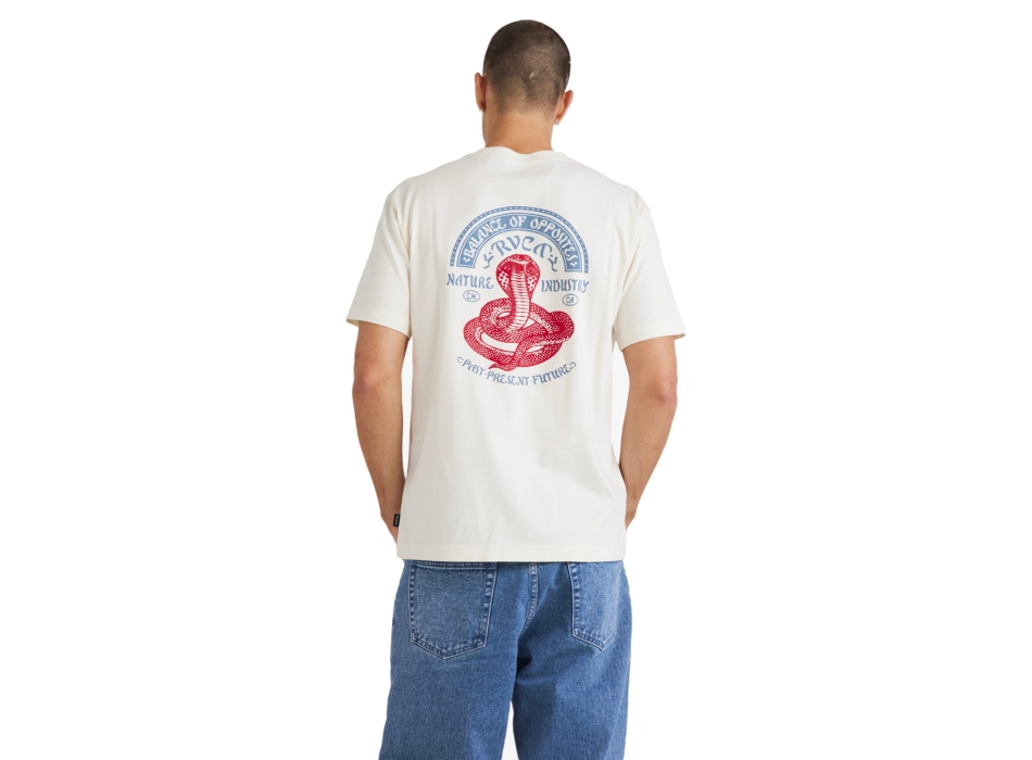 RVCA CHARMER T-SHIRT ANTIQUE WHITE