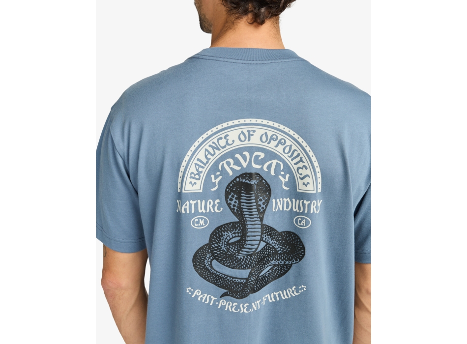 RVCA CHARMER T-SHIRT VINTAGE NAVY