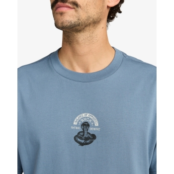 RVCA CHARMER T-SHIRT VINTAGE NAVY