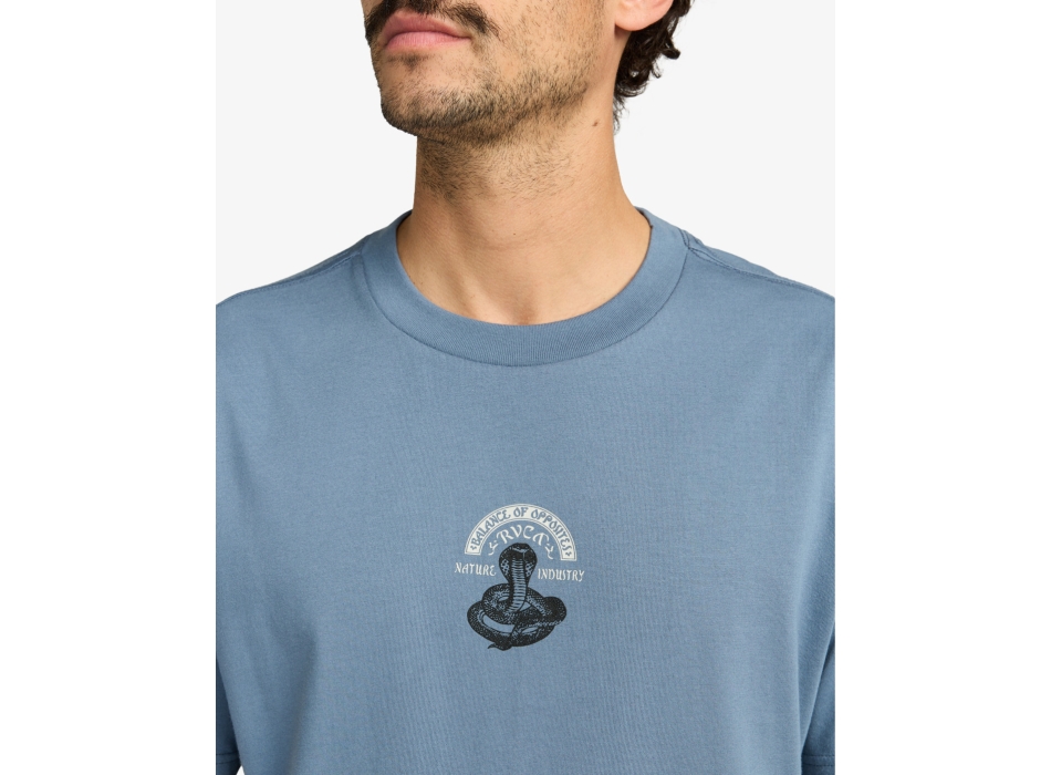 RVCA CHARMER T-SHIRT VINTAGE NAVY