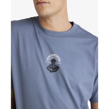 RVCA CHARMER T-SHIRT VINTAGE NAVY