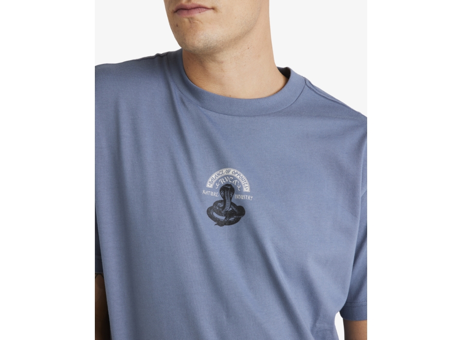 RVCA CHARMER T-SHIRT VINTAGE NAVY