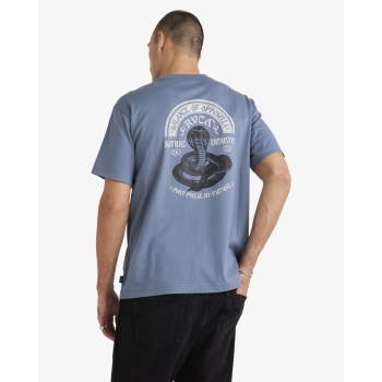 RVCA CHARMER T-SHIRT VINTAGE NAVY