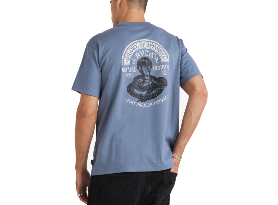 RVCA CHARMER T-SHIRT VINTAGE NAVY