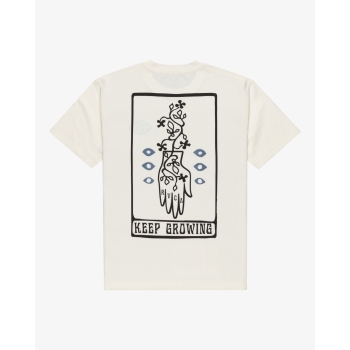 RVCA KEEP GROWING T-SHIRT ANTIQUE WHITE