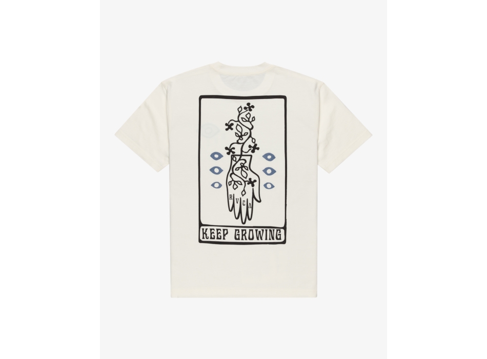 RVCA KEEP GROWING T-SHIRT ANTIQUE WHITE